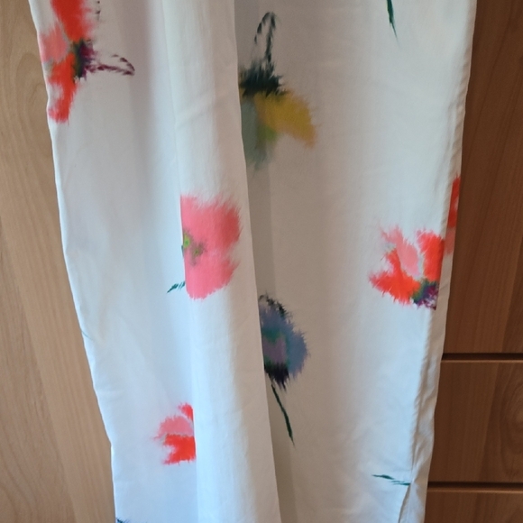 Sleeper Maxi Dress with Floral Accents, String Detail, Garden Party, EUC, Small - Picture 4 of 16